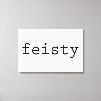 Feisty Canvas Print