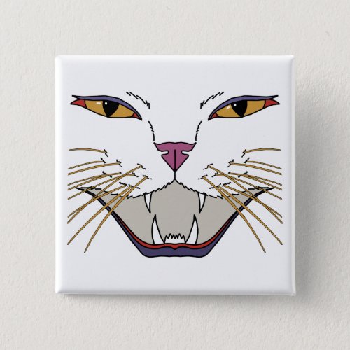 Feisty Cat Lover Button