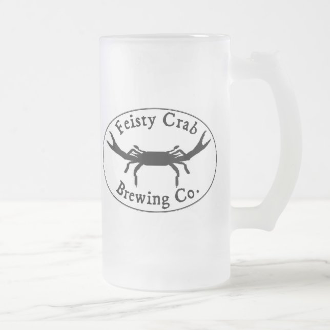 Feisty Crab Frosted Mug (Right)