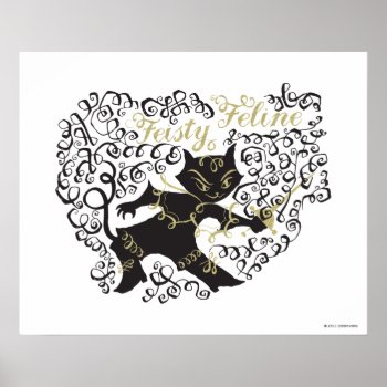 Feisty Feline Poster by pussinboots at Zazzle