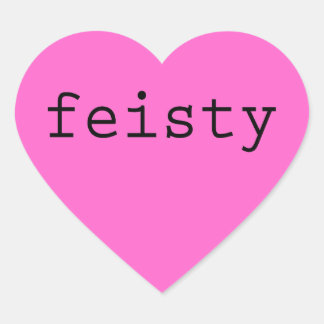 Feisty Heart Sticker