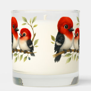 Feisty Red-headed Woodpecker Scented Candle