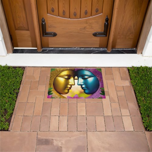 Felable Budda in love Doormat