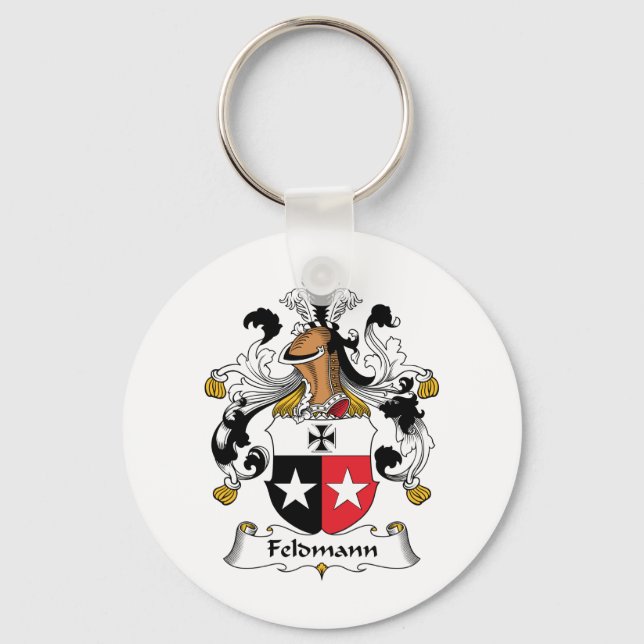 Feldmann Family Crest Keychain (Front)