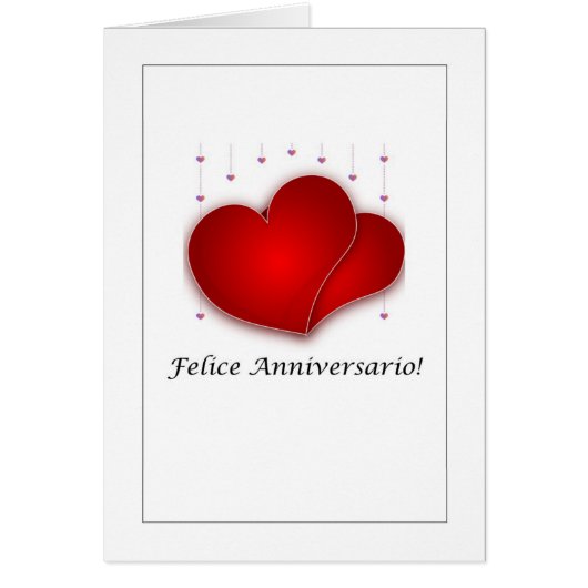 Felice Anniversario Cards (Front)