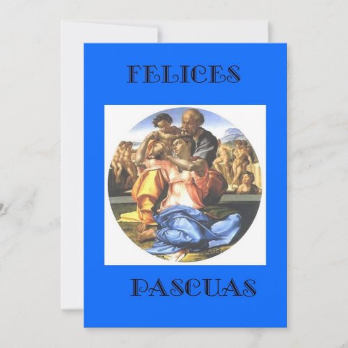 Felice Pascuas Happy Easter To You Spanish Card