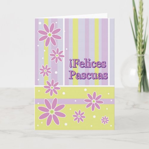 Felices Pascuas Spanish Easter Greeting Card