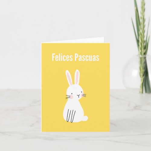 Felices Pascuas Spanish Happy Easter  Card