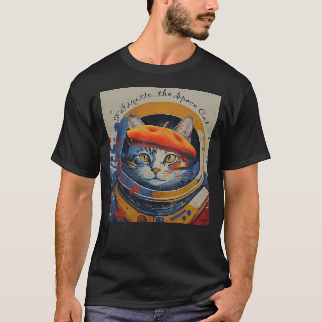 Felicette the Space cat T-Shirt (Front)