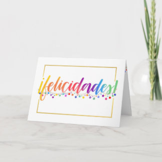 Felicidades Graduation Card