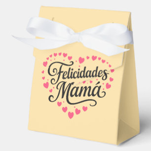 Felicidades Mamá Happy Mother's Day Calligraphy    Favor Boxes