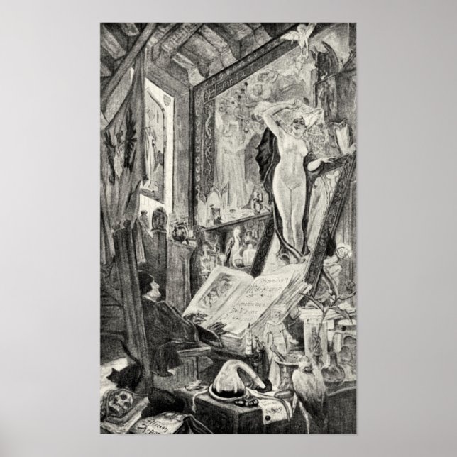 Felicien Rops - Bewitching Poster (Front)