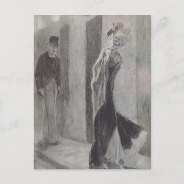 Felicien Rops- Human Pardon Postcard (Front)