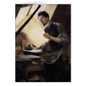 Felicien Rops in his studio (Front)