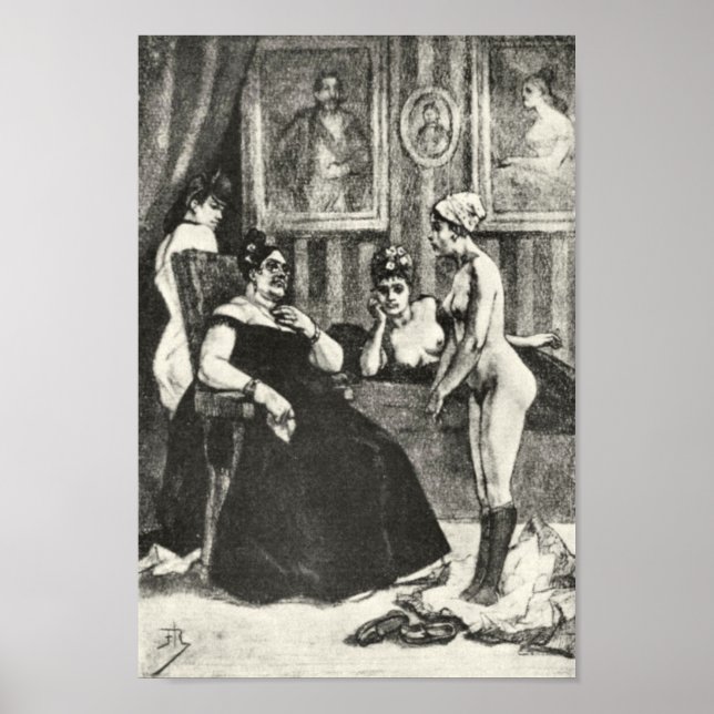 Felicien Rops - The examination Poster (Front)