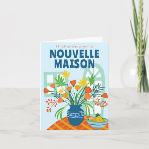 Félicitations NEW HOME Congrats Nouvelle Maison Card