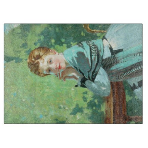 Felicity by George Henry Cutting Board