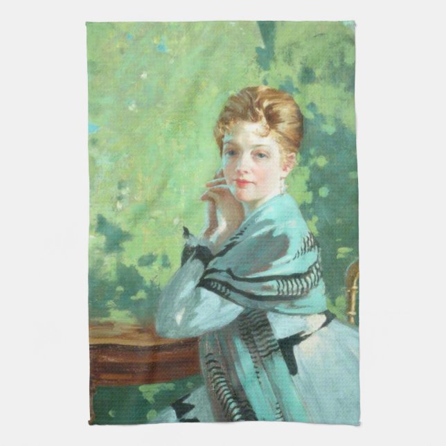 Felicity (by George Henry) Kitchen Towel (Vertical)