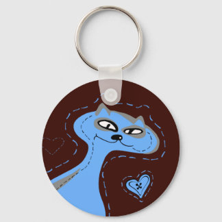 Felid friends2 keychain