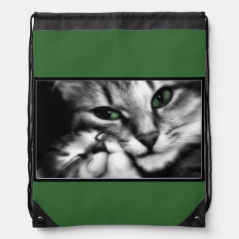 Feline Affection Drawstring Bag by Wilderzoo at Zazzle