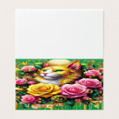 Feline Amidst a Vibrant Floral Bloom (Outside Unfolded)