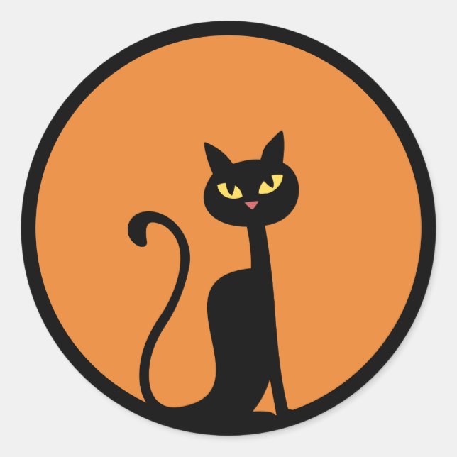 Feline Classic Round Sticker (Front)