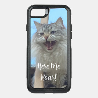 Feline Defender: Cat-Themed OtterBox Phone Case