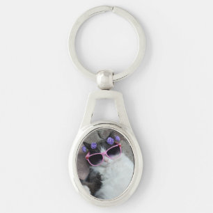 Feline Diva Keychain