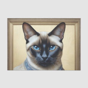 Feline Elegant Siamese Tissue Paper