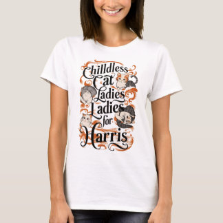 Feline Fandom: Childless Cat Ladies  T-Shirt
