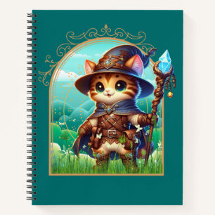 Feline Fantasy Adventure Notebook