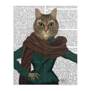 Feline Fashionista Acrylic Print