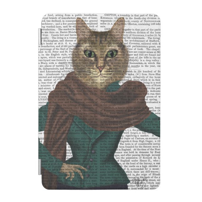Feline Fashionista iPad Mini Cover (Front)