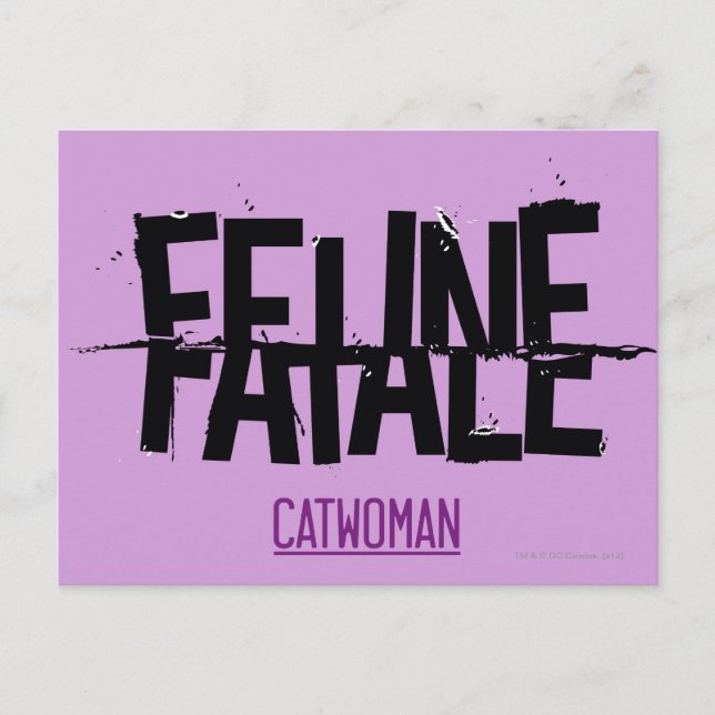 Feline Fatale Postcard (Front)