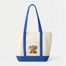 Feline Festive Funny Christmas Kitten Tote Bag