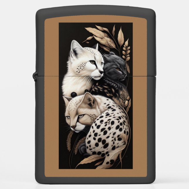 FELINE FINESSE #1       ZIPPO LIGHTER (Front)