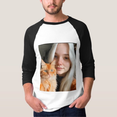 Feline Finesse Adorable Cat Design T_Shirt T_Shirt