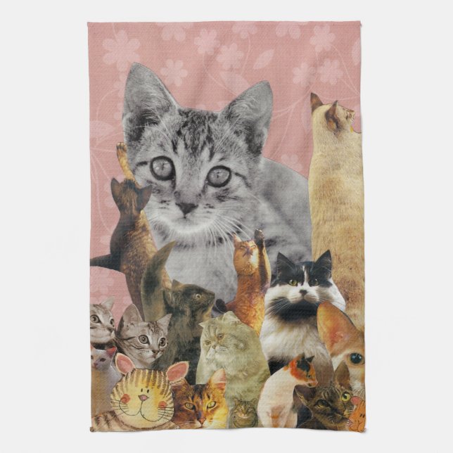 Feline Follies Kitchen Towel (Vertical)