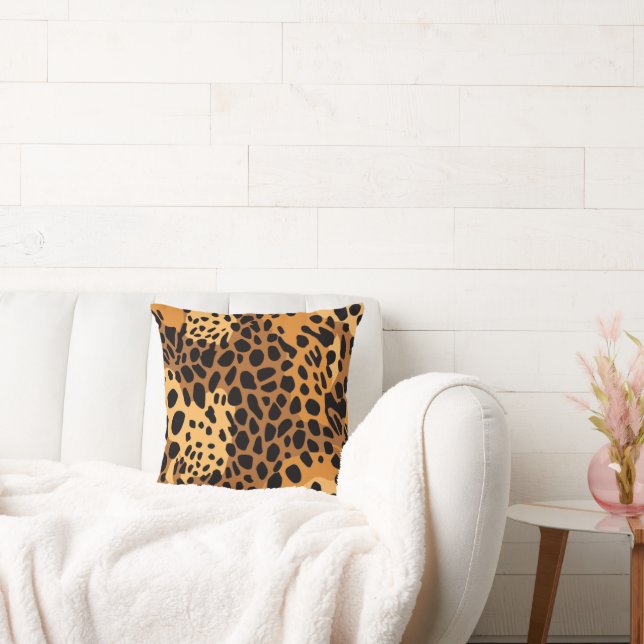 Feline Freckles Throw Pillow (Couch)