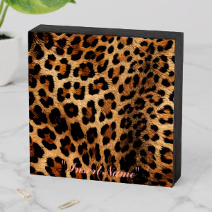 Feline Freckles Wooden Box Sign