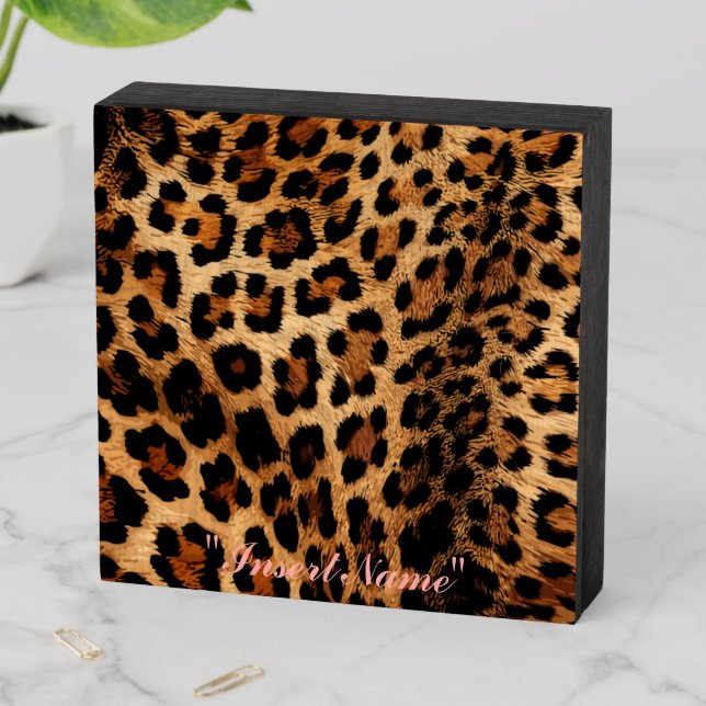 Feline Freckles Wooden Box Sign (In Situ Horizontal)