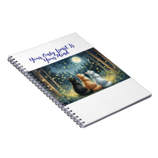 Feline Friends and the Moonlight Notebook