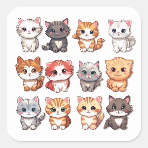 Feline Friends Sticker Collection 