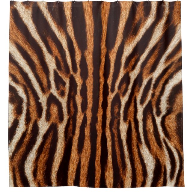 feline fur background shower curtain (Front)
