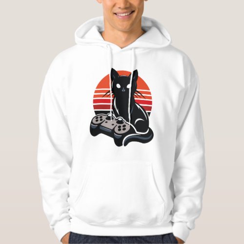 Feline Gamer The Pawsome Controller Chronicles Hoodie