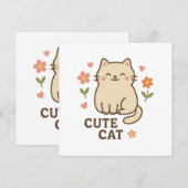 Feline in Bloom (Front/Back)