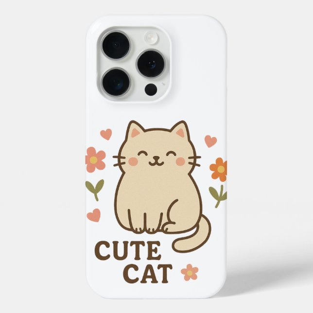 Feline in Bloom Case-Mate iPhone Case (Back)