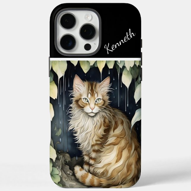 Feline In The Rain Case-Mate iPhone Case (Back)