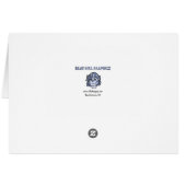 Feline Jester Card (Back Horizontal)