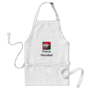 Feline Navidad Apron